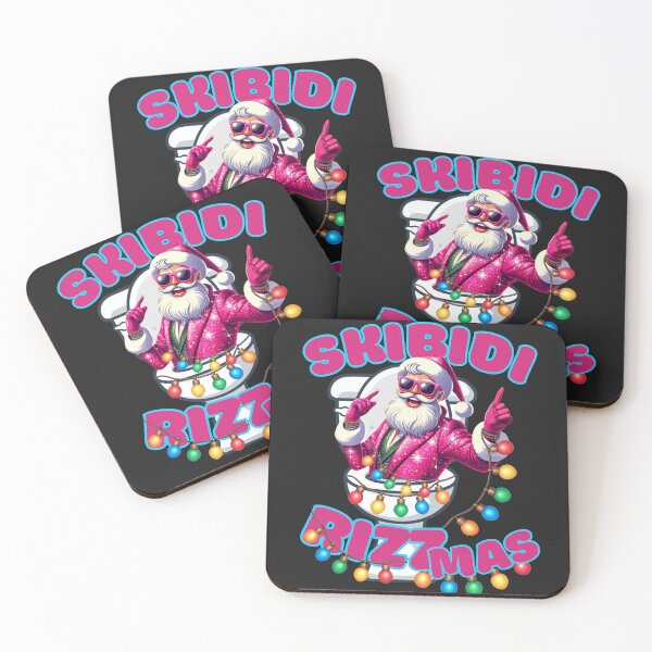 Item preview, Skibidi Rizzmas Pink Santa designed and sold by coloursforkids.