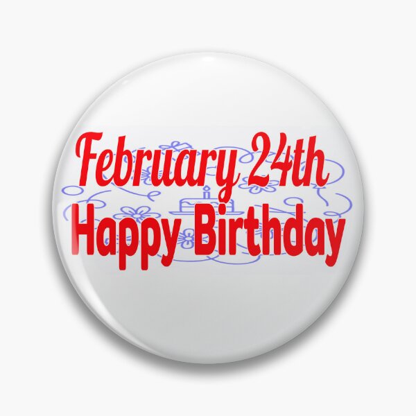 Item preview, February 24th, Happy birthday  designed and sold by Sujinthaiart.