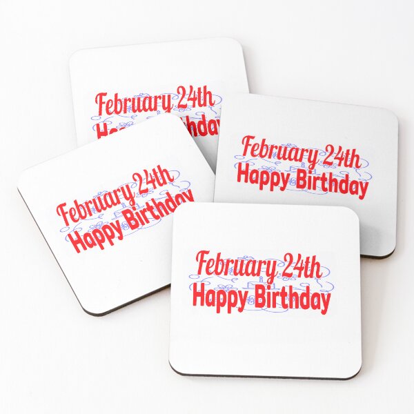 Item preview, February 24th, Happy birthday  designed and sold by Sujinthaiart.