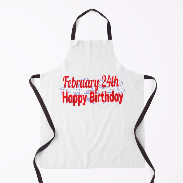 Item preview, February 24th, Happy birthday designed and sold by Sujinthaiart.