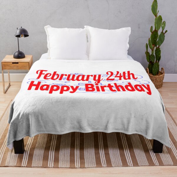 Item preview, February 24th, Happy birthday  designed and sold by Sujinthaiart.