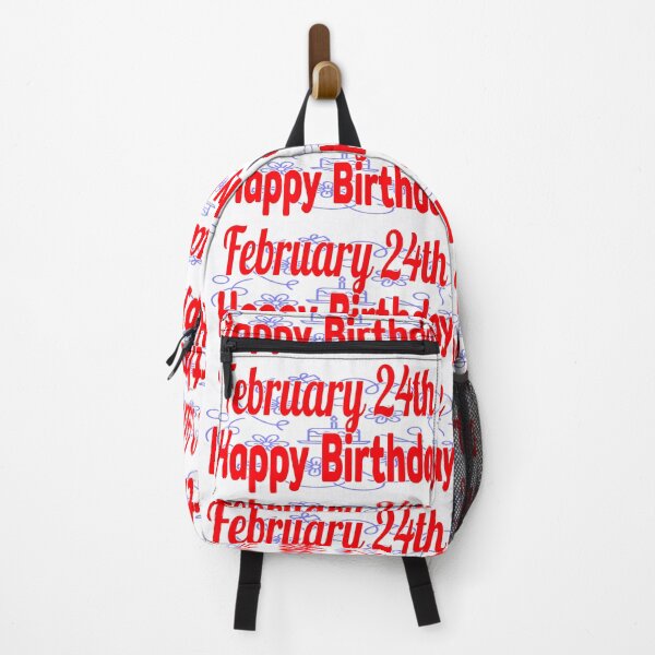 Item preview, February 24th, Happy birthday designed and sold by Sujinthaiart.