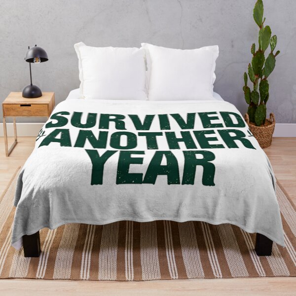 Item preview, Funny Aussie New Year Shirt – Survived Another Year designed and sold by TroyTheTerrific.