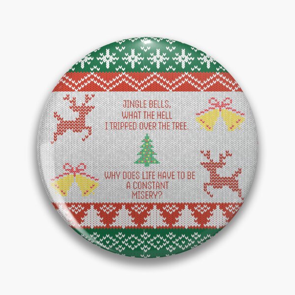 Artikelvorschau, Jingle Bells, What the Hell - Ugly Christmas Disaster Sweater entworfen und verkauft von GaggleOfGhosts.