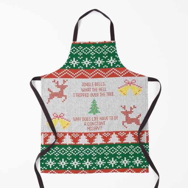 Item preview, Jingle Bells, What the Hell - Ugly Christmas Disaster Sweater designed and sold by GaggleOfGhosts.