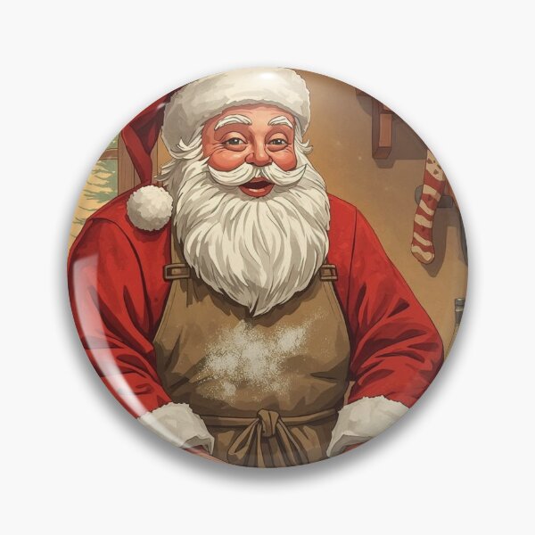 Item preview, Cottage Baker Santa – Sweet Cottagecore Christmas Baking designed and sold by Deezyned.