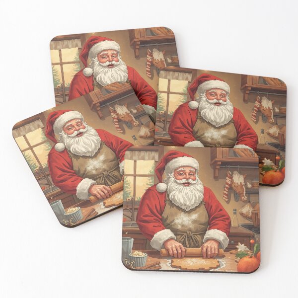 Item preview, Cottage Baker Santa – Sweet Cottagecore Christmas Baking designed and sold by Deezyned.