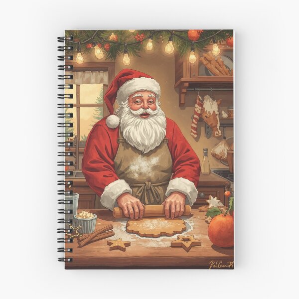 Item preview, Cottage Baker Santa – Sweet Cottagecore Christmas Baking designed and sold by Deezyned.
