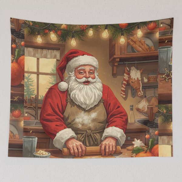 Item preview, Cottage Baker Santa – Sweet Cottagecore Christmas Baking designed and sold by Deezyned.