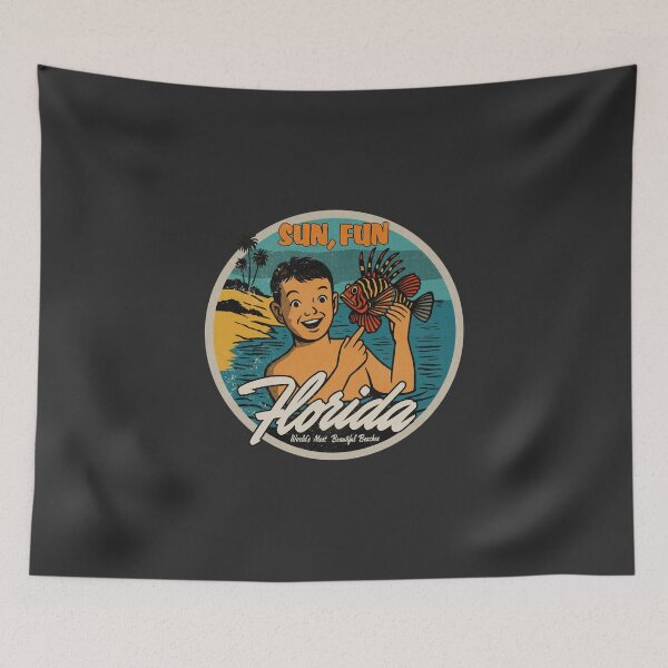 Item preview, Vintage Florida Poison Fish Hi-jinks designed and sold by Kujo Dangerous Vintage.
