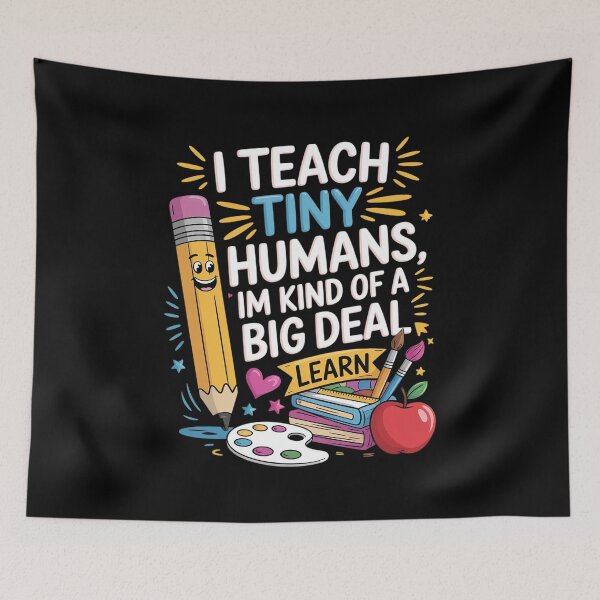 Item preview, I Teach Tiny Humans Teacher Appreciation Back To School  designed and sold by BeetleMalon.