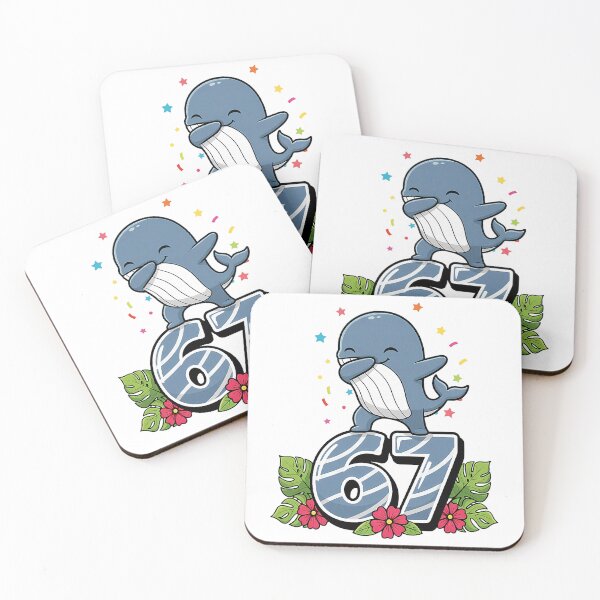 Item preview, Six Seven Dabbing Whale Cute Ocean Holiday Fun designed and sold by cosettacir6382.