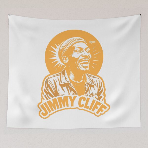 Item preview, Jimmy Cliff Stencil Portrait designed and sold by Boogosh.