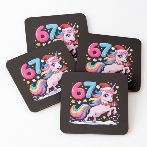 Item preview, Sixty Seven Unicorn Christmas Bright Magical Winter designed and sold by cosettacir6382.