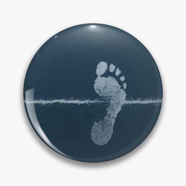 Item preview, Frozen Footprint Minimalist Art designed and sold by Cine8.