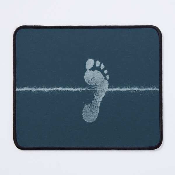 Item preview, Frozen Footprint Minimalist Art designed and sold by Cine8.