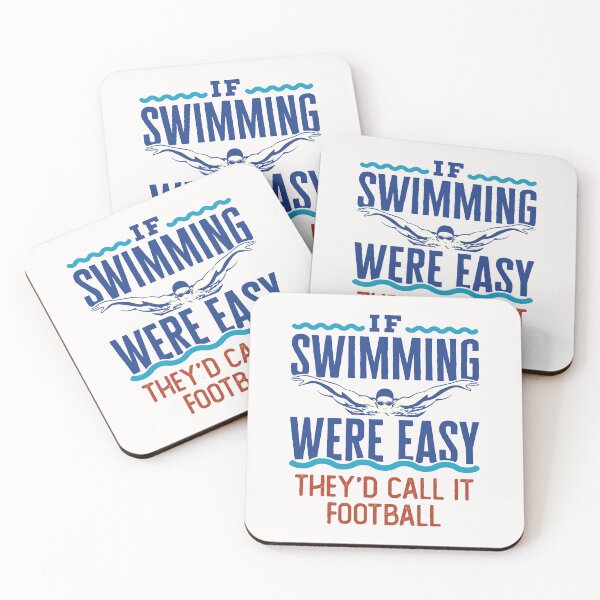 Item preview, If Swimming Were Easy Funny Swimmer Swim Team designed and sold by jaygo.
