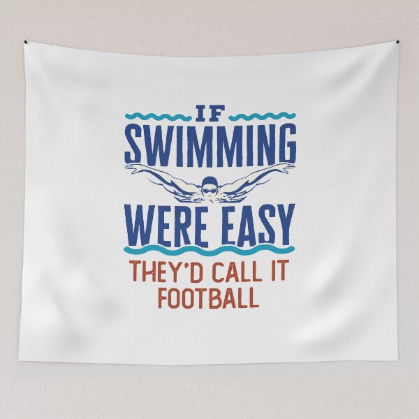 Item preview, If Swimming Were Easy Funny Swimmer Swim Team designed and sold by jaygo.