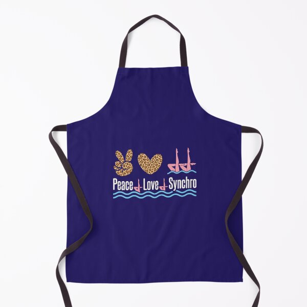 Item preview, Peace Love Synchro Artistic Swimming Synchronized Swimmer designed and sold by jaygo.