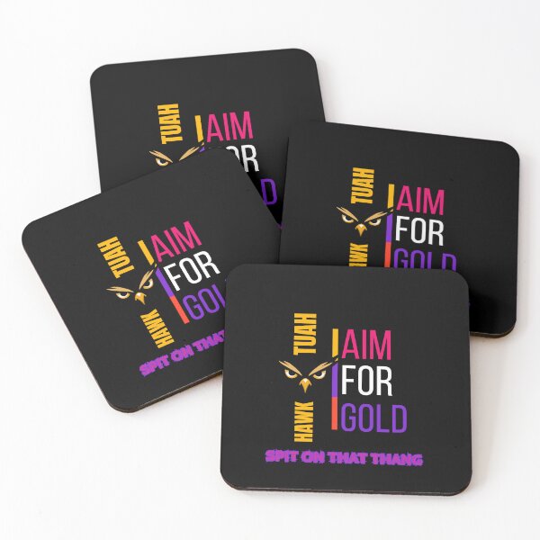 Item preview, Hawk Tuah Aim For Gold Design – Motivational Meme Artwork – Bold Hawk Eyes Graphic designed and sold by TOOBIC.