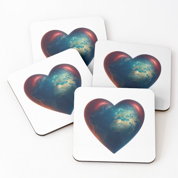 Item preview, Heart of the Earth – Love the World Art Print designed and sold by MrsMimpi.