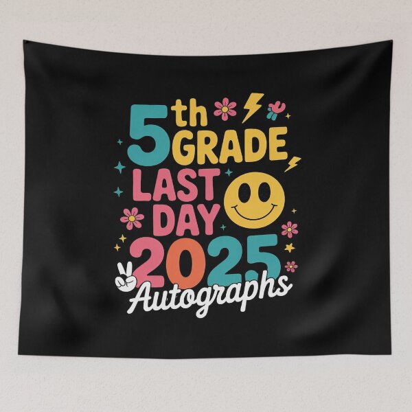 Item preview, Last Day Autographs 5th Grade Teachers 2024-2025  designed and sold by THagBlue.