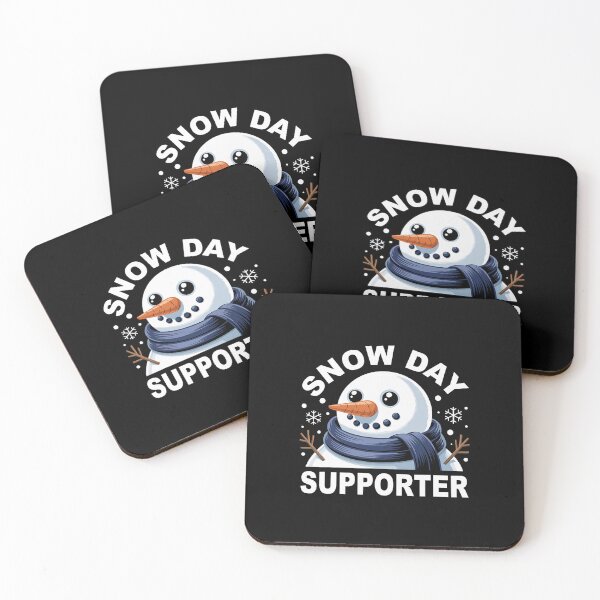 Item preview, Snow Day Supporter Cute Snowman Winter Cheer designed and sold by clarabersetart.