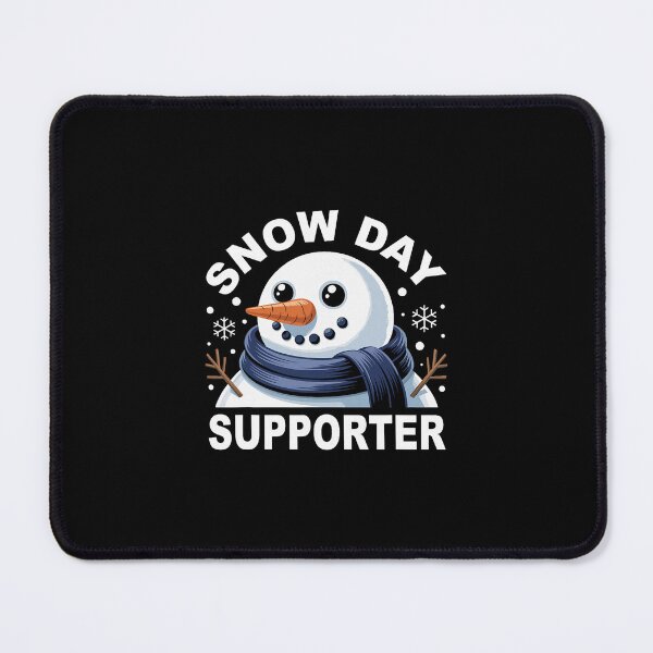 Item preview, Snow Day Supporter Cute Snowman Winter Cheer designed and sold by clarabersetart.