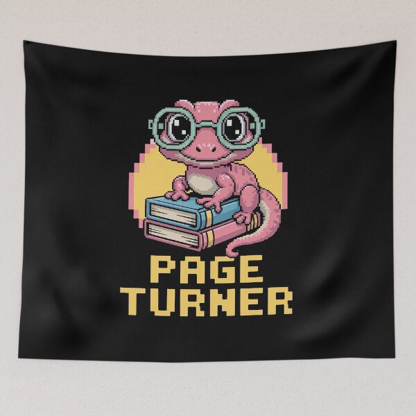 Item preview, Cute Gecko Books Nerd Geek Gift | Reading Bookworm Tee designed and sold by pixelpopplanet.