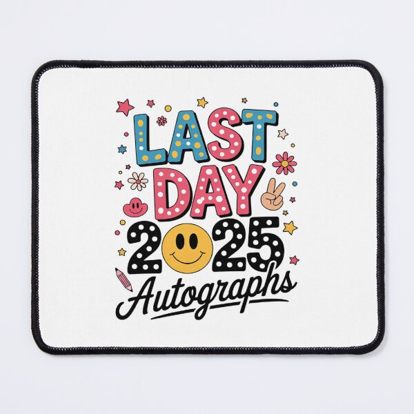 Item preview, Last Day Autographs 2025 Last Day of School Teacher Student 1 designed and sold by BeetleMalon.