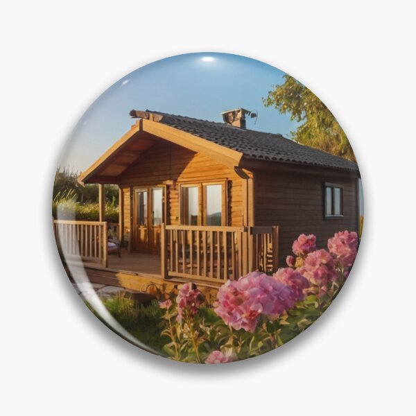 Item preview, Sunlit Wooden Cottage on Sand and Sea Breeze designed and sold by BlareBlare.