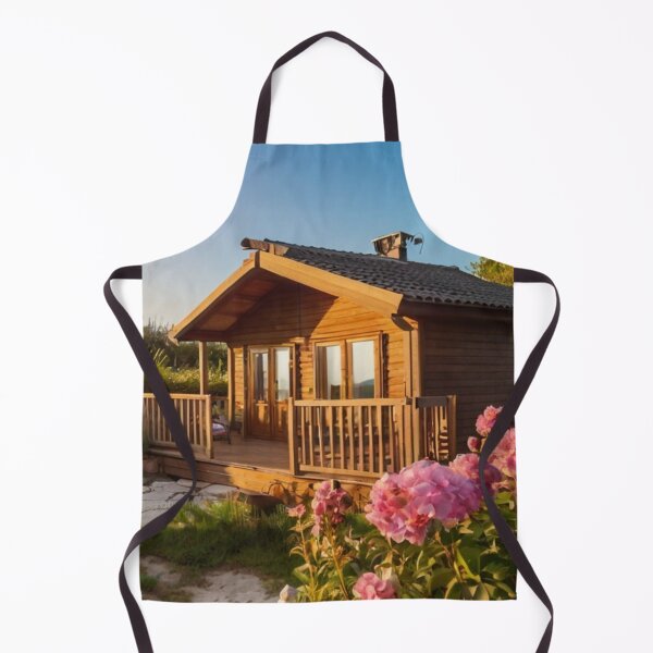 Item preview, Sunlit Wooden Cottage on Sand and Sea Breeze designed and sold by BlareBlare.