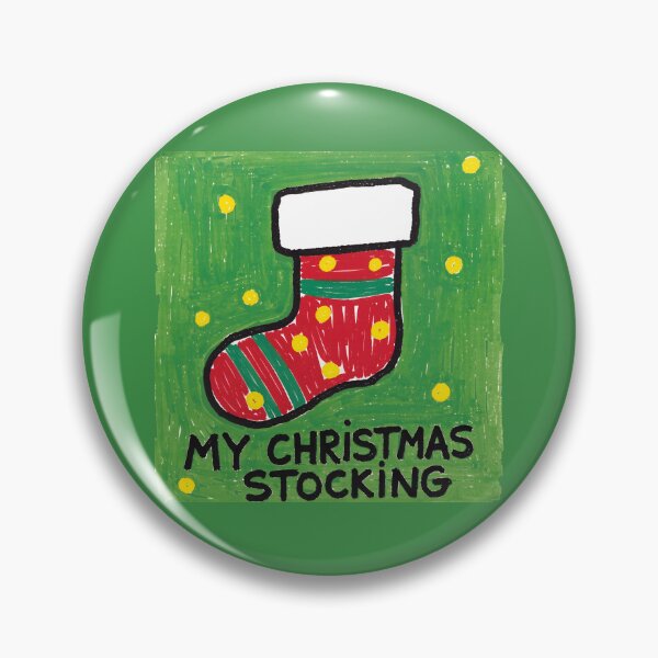 Item preview, Christmas Stocking Kids Art designed and sold by Pixelzo.