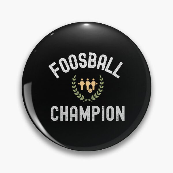 Item preview, Foosball Champion Retro Laurel Emblem Bold Lettering designed and sold by clarabersetart.