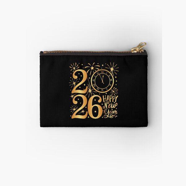 Item preview, New Year Twenty Twenty Six Gold Festive Celebration designed and sold by clarabersetart.