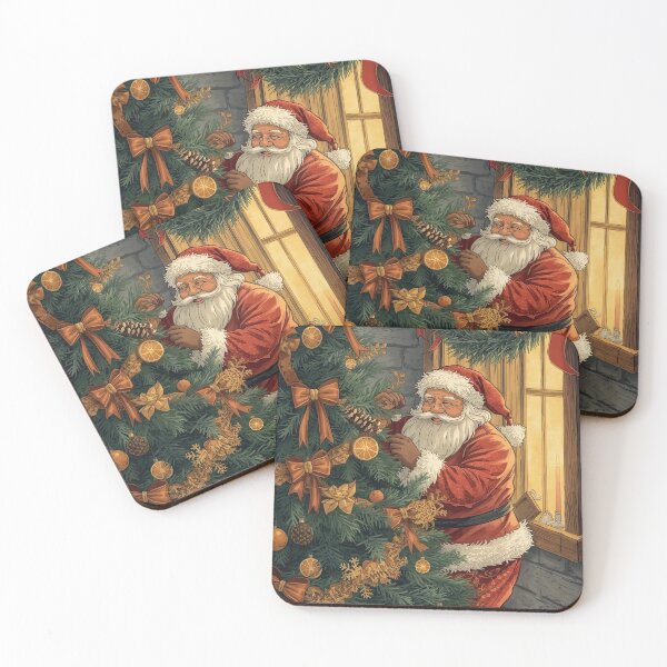 Item preview, Cottage Tree Santa – Handmade Holiday Cottagecore designed and sold by Deezyned.