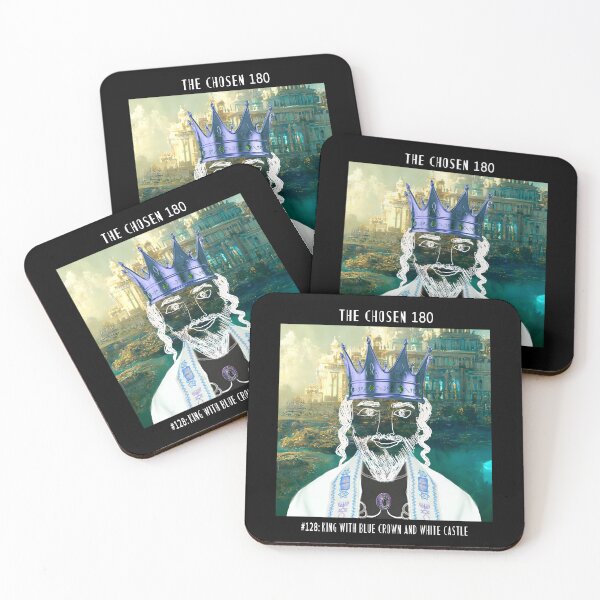 Item preview, The Chosen #128: King With Blue Crown and White Castle designed and sold by The Chosen 180 Collection.