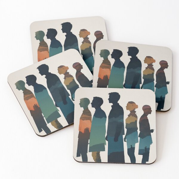 Item preview, Multiple Silhouettes Landscape Art designed and sold by Cine8.