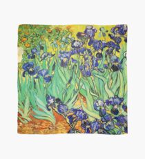Vincent Van Gogh Purple Irises at St. Remy Scarf