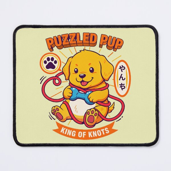 Item preview, Puzzled Pup King of Knots designed and sold by AwesomeBeyondLimits.