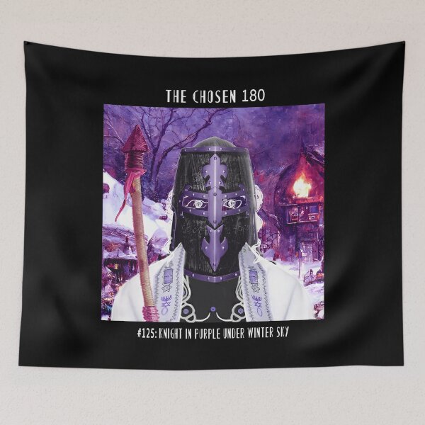 Item preview, The Chosen #125: Knight in Purple Under Winter Sky designed and sold by TheChosen180.