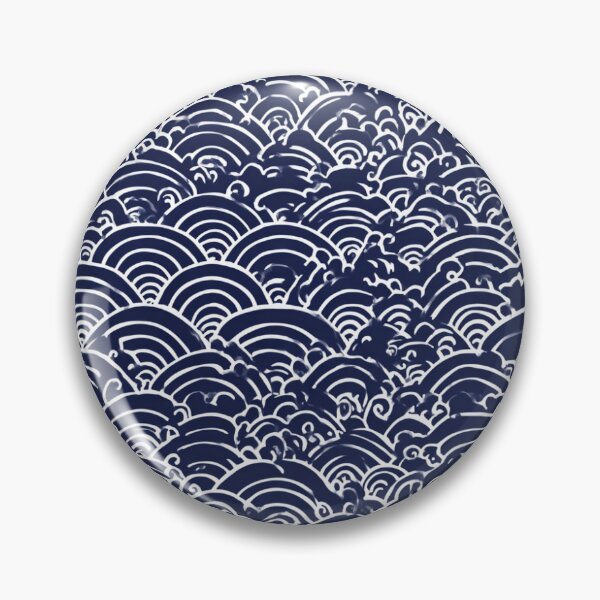 Item preview, Seigaiha Waves – Seamless Japanese Wave Pattern designed and sold by Digital Dreamtales.