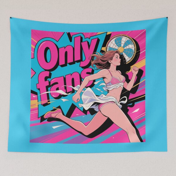 Item preview, Only fans. Fun pop art design. designed and sold by Planet Utoppia.