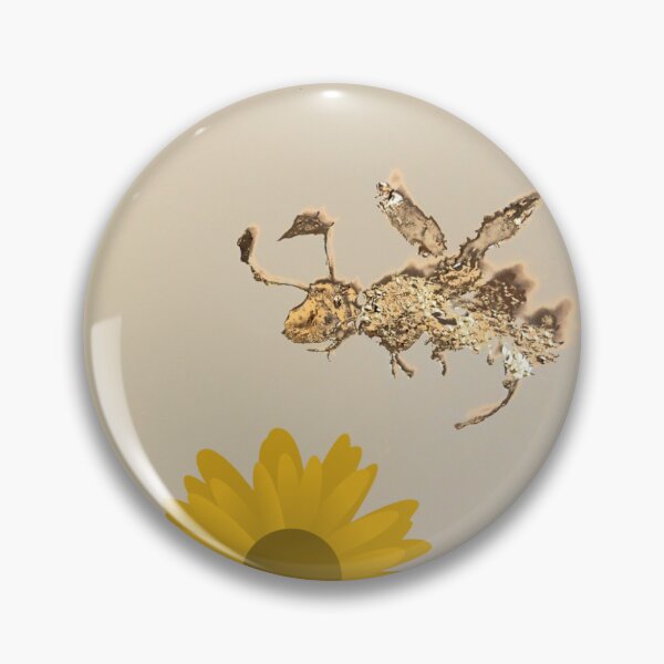 Item preview, Fantasy golden bee collecting nectar from flowers designed and sold by Enerjetal.