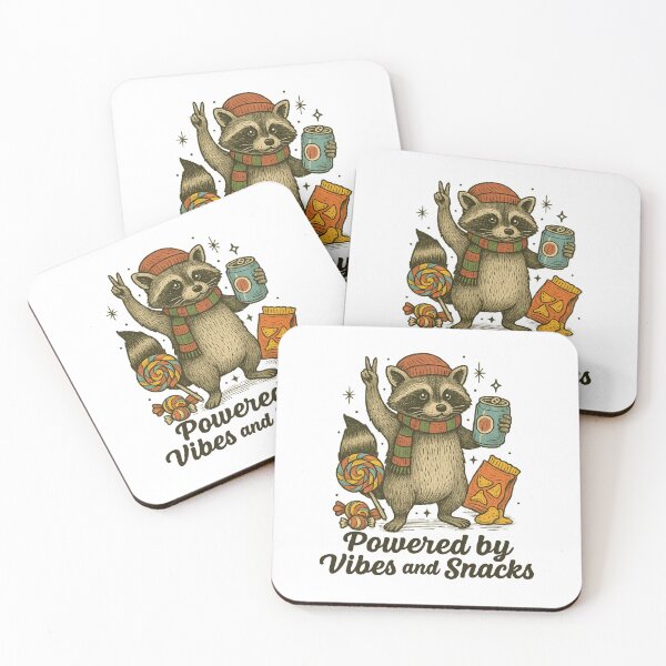 Item preview, Powered by vibes and snacks designed and sold by CloudyPress.