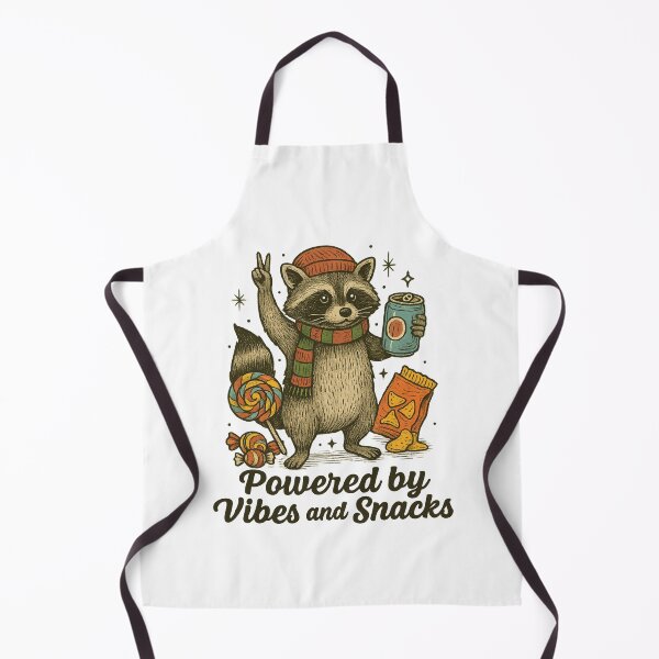Item preview, Powered by vibes and snacks designed and sold by CloudyPress.