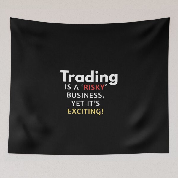 Item preview, Trading is a risky business designed and sold by VINEY PREET AKKAL.