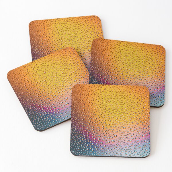 Item preview, Water Droplets Gradient - Macro Abstract Vibrant Texture designed and sold by ConfuseLab Alt.