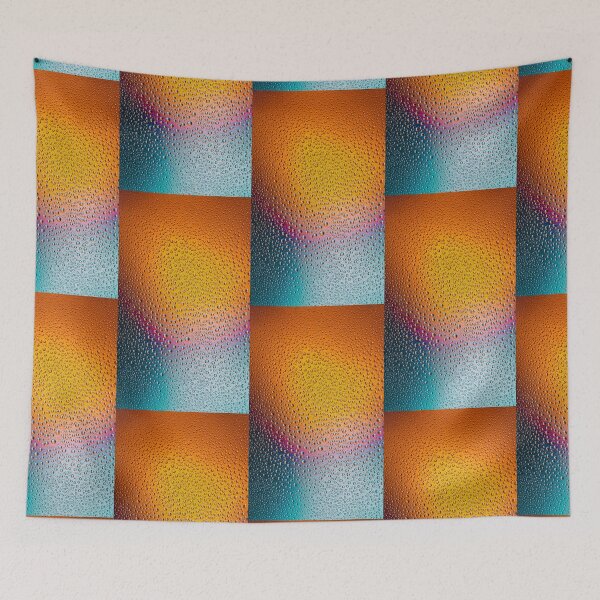 Item preview, Water Droplets Gradient - Macro Abstract Vibrant Texture designed and sold by ConfuseLab Alt.