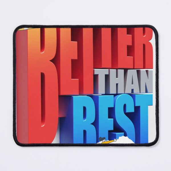 Item preview, Better Than Best – Bold 3D Motivational Typography designed and sold by UrmiCreation.